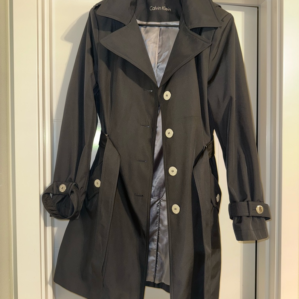 Calvin Klein Black Women's Trench Coat